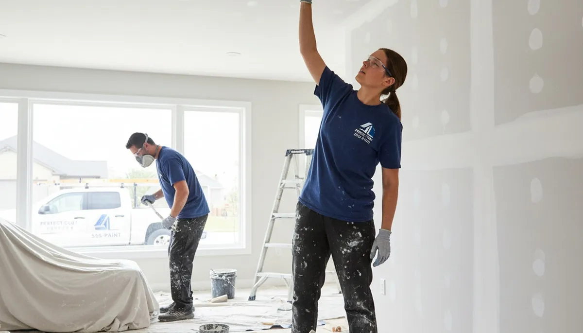 Professional drywall repair and wall restoration by expert painters in Boston, MA homes