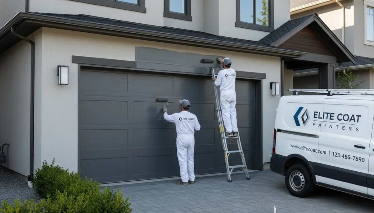 Professional garage door painting in Boston MA for durable, weather-resistant curb appeal