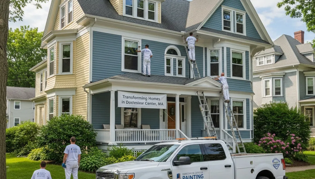 Professional house painters in Boston, MA delivering exterior painting services