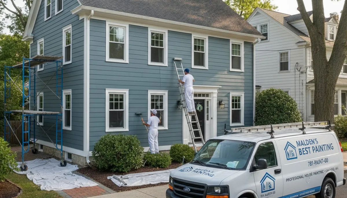 Professional house painters in Boston MA providing expert exterior home painting services