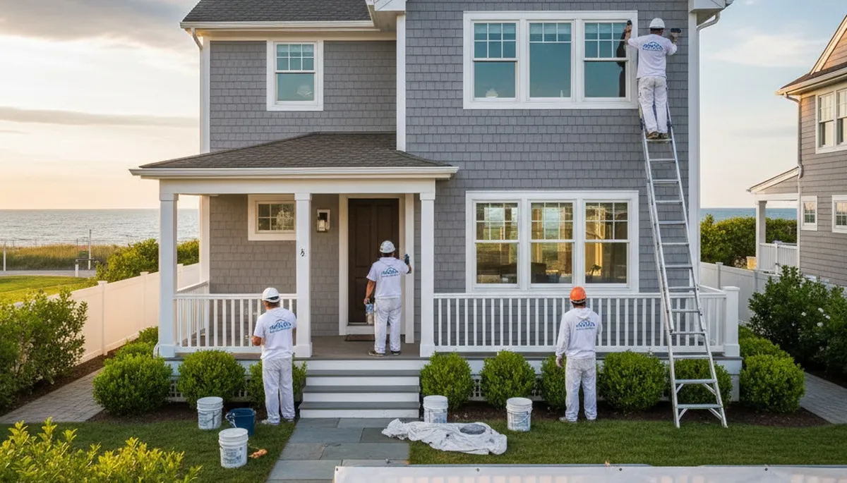 Boston, MA house painting service for interior and exterior home painting by professional painters