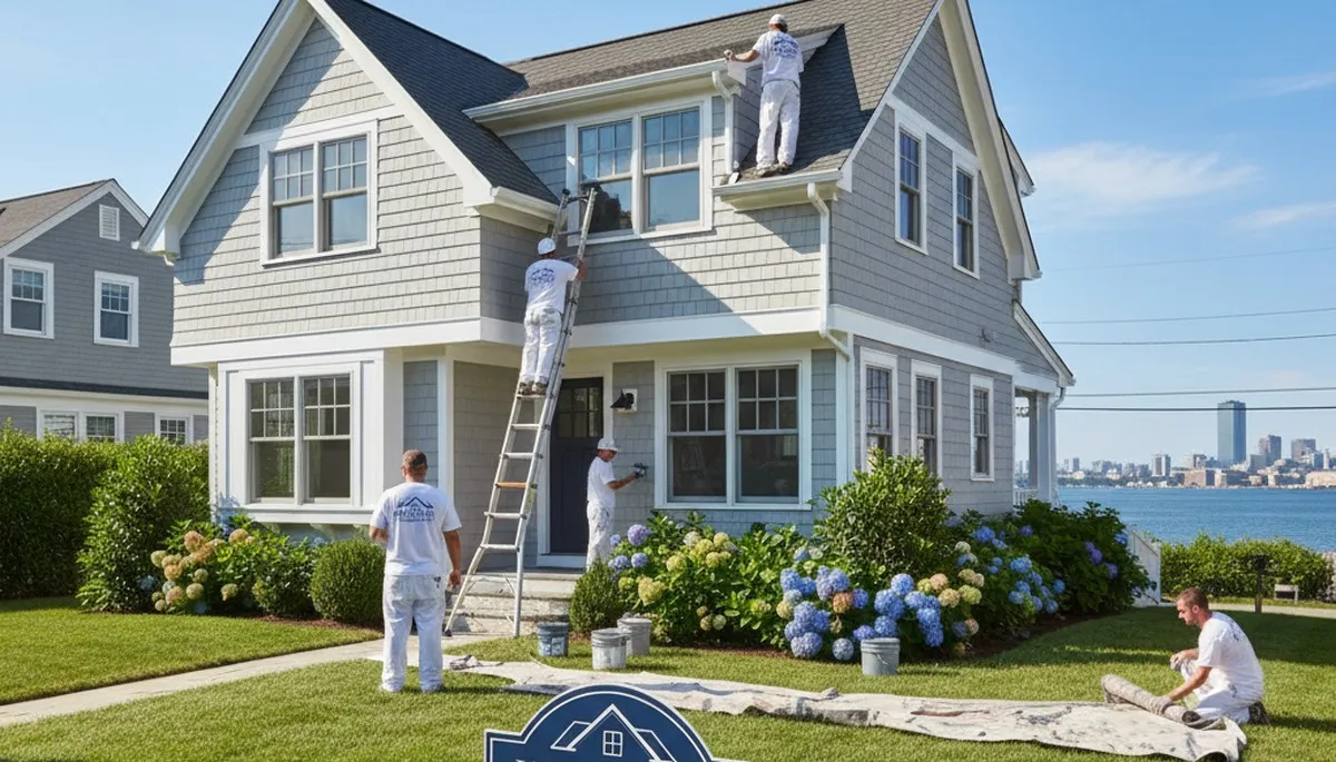 Boston, MA house painters providing professional residential painting services