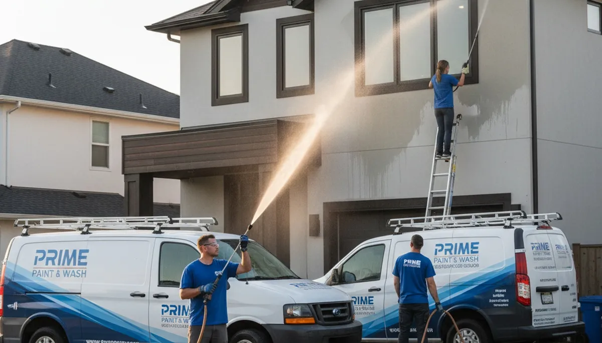 Professional pressure cleaning on Boston, MA home siding restoring surfaces after coastal weather exposure